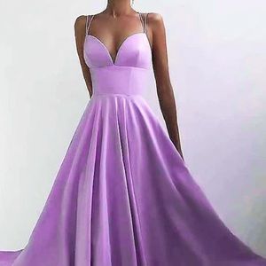 light purple dress looks better on than on the hanger